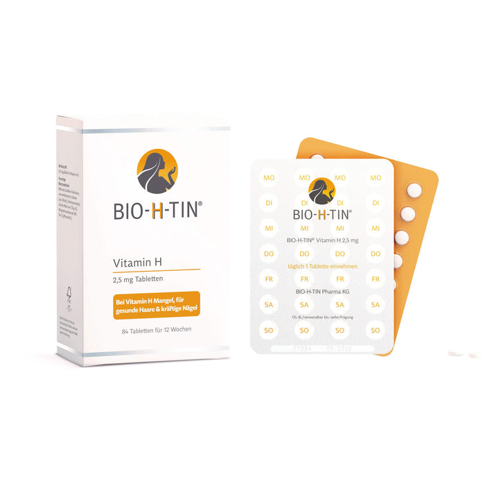 BIO-H-TIN Vitamin H 2,5 mg Tabletten, 84 St. Tabletten