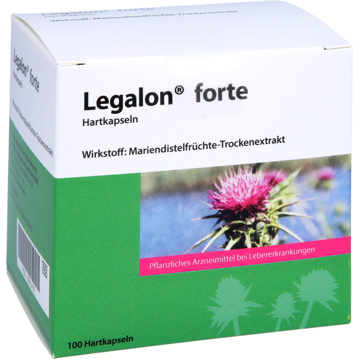 MADAUS Legalon forte Kapseln bei Erkrankungen der Leber, 100 pcs. Capsules