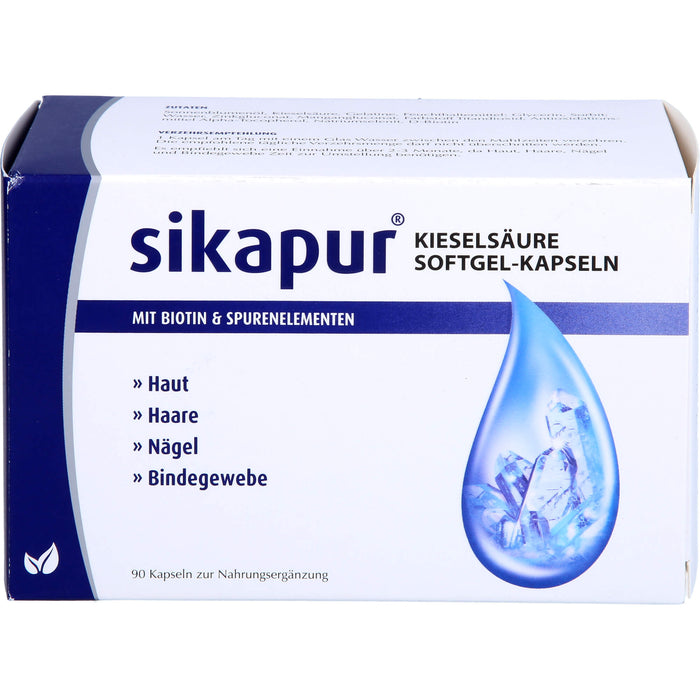 sikapur Kieselsäure Softgel-Kapseln, 90 pc Capsules