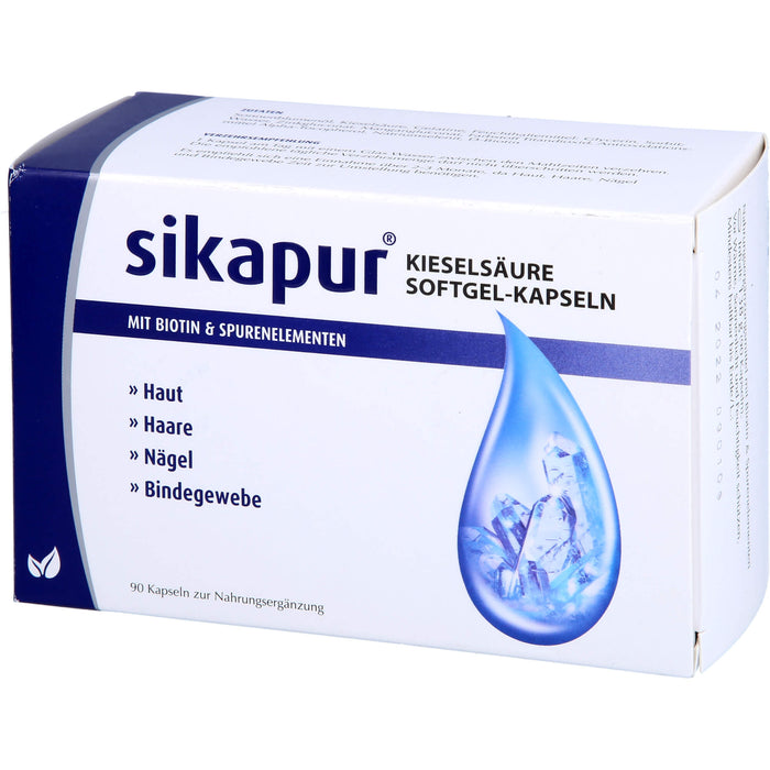 sikapur Kieselsäure Softgel-Kapseln, 90 pc Capsules