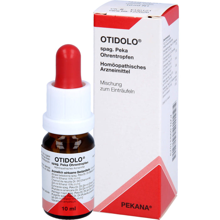 OTIDOLO spag. Peka Ohrentropfen, 10 ml Lösung