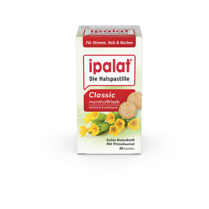 ipalat Die Halspastille Classic mentholfrisch, 40 pcs. Pastilles