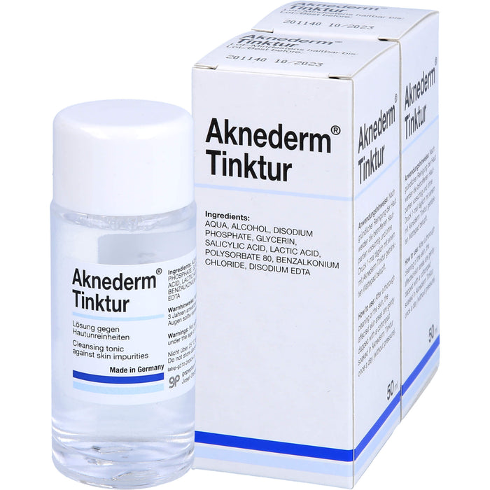 Aknederm Tinktur gegen Hautunreinheiten, 100 ml Solution