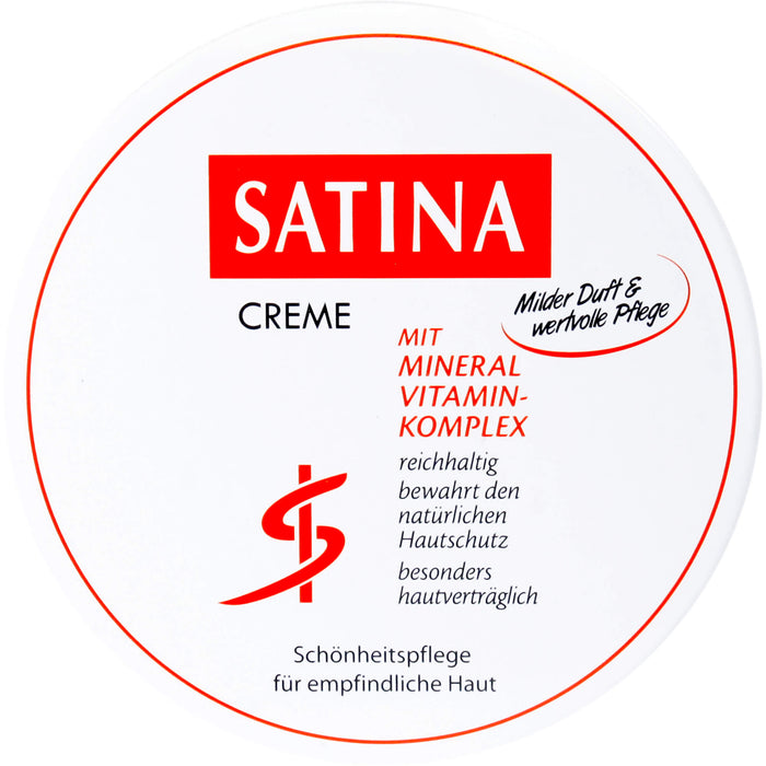 SATINA Creme Schönheitspflege für empfindliche Haut, 150 ml Cream