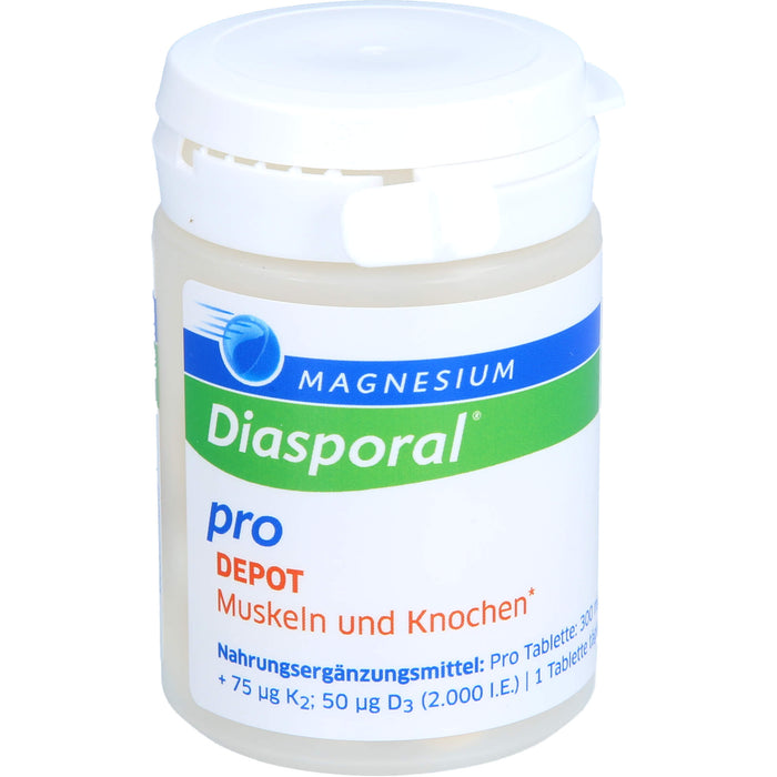 MAGNESIUM DIASPORAL PRO+D3+K2 DEPOT Muskel+Knochen, 30 St TAB