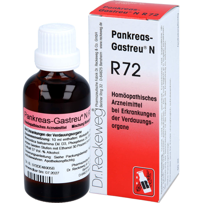 Pankreas-Gastreu N R72 Tropf., 50 ml Lösung