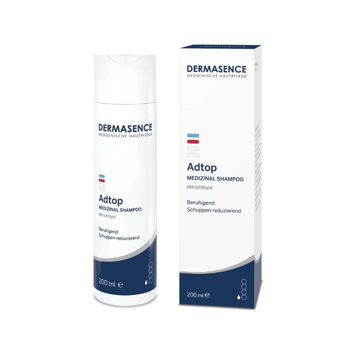 DERMASENCE Adtop Medizinal Shampoo beruhigend und Schuppen-reduzierend, 200 ml Shampoing