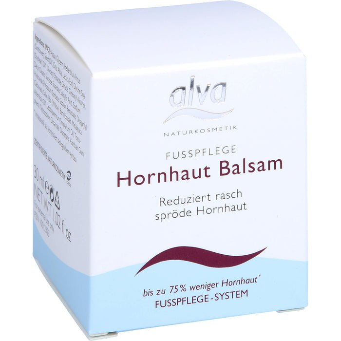 alva Fusspflege Hornhaut Balsam, 30 ml Cream