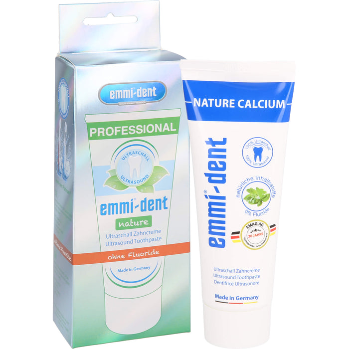 Emmi-Dent Ultraschall Zahncreme nature, 75 ml Dentifrice