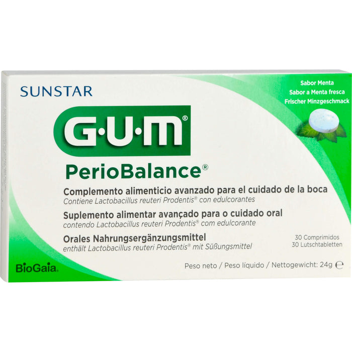 GUM PerioBalance Lutschtabletten, 30 St. Tabletten