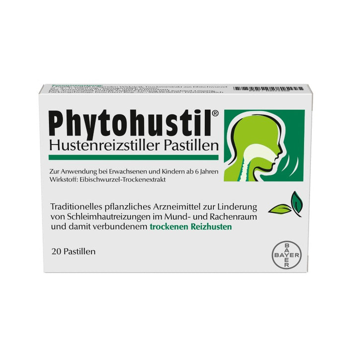 Phytohustil Hustenreizstiller Pastillen, 20 pcs. Pastilles