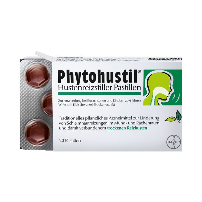 Phytohustil Hustenreizstiller Pastillen, 20 pc Pastilles