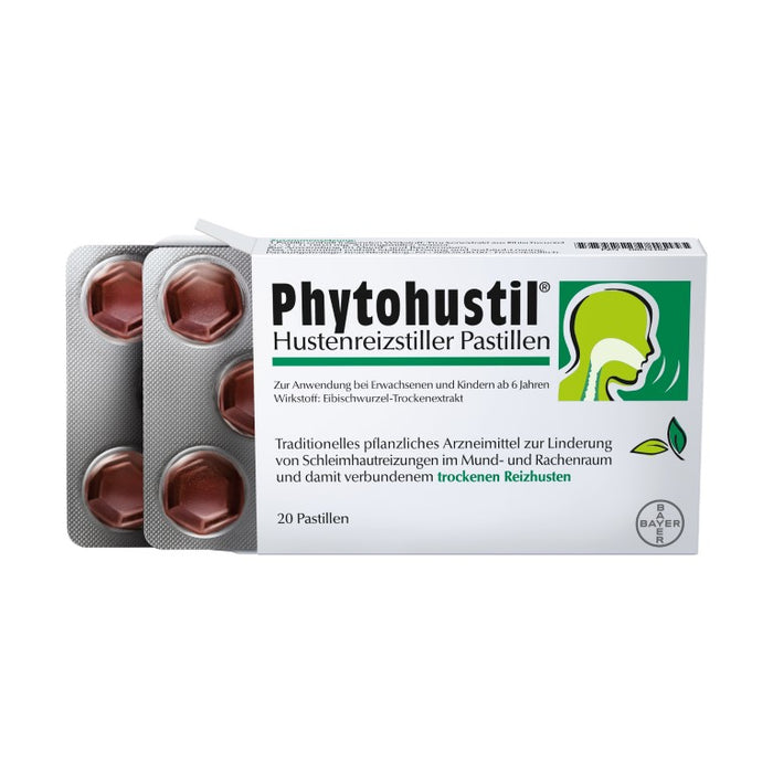 Phytohustil Hustenreizstiller Pastillen, 20 pc Pastilles