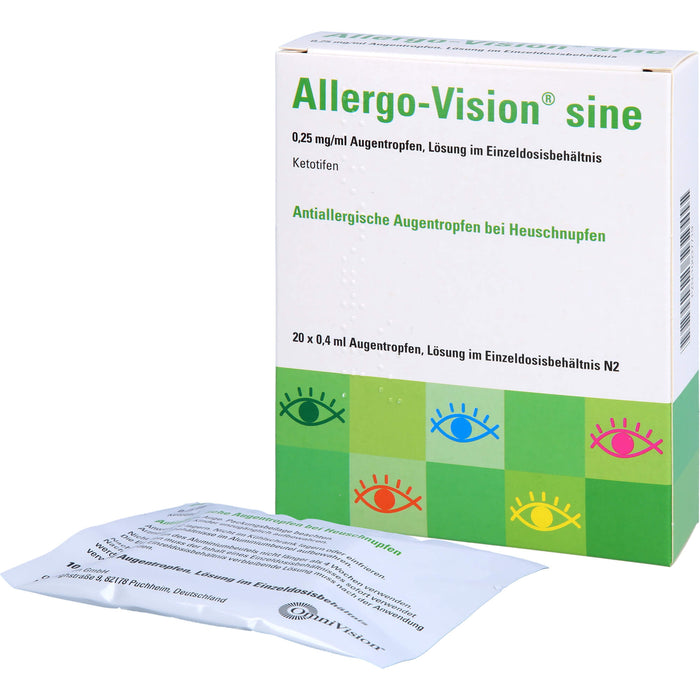 Allergo-Vision sine 0,25 mg/ml Augentropfen, 20 St. Ampullen