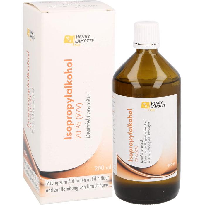 HENRY LAMOTTE OILS Isopropylalkohol 70 % Desinfektionsmittel Lösung, 200 ml Solution