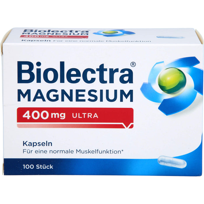 Biolectra Magnesium 400 mg ultra Kapseln, 100 St. Kapseln