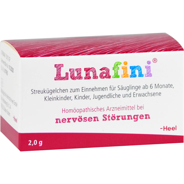 Lunafini Streukügelchen bei nervösen Störungen, 2 g Globules