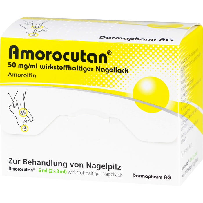 Amorocutan 50 mg/ml wirkstoffhaltiger Nagellack, 6 ml NAW