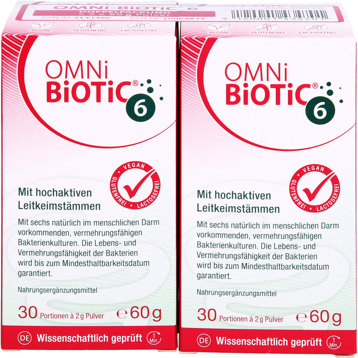 Omni Biotic 6 Doppelpackung, 120 g Pulver