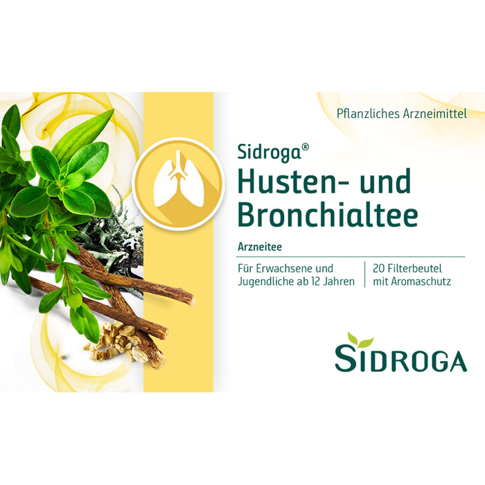 Sidroga Husten- und Bronchialtee, 20 pcs. Filter bag