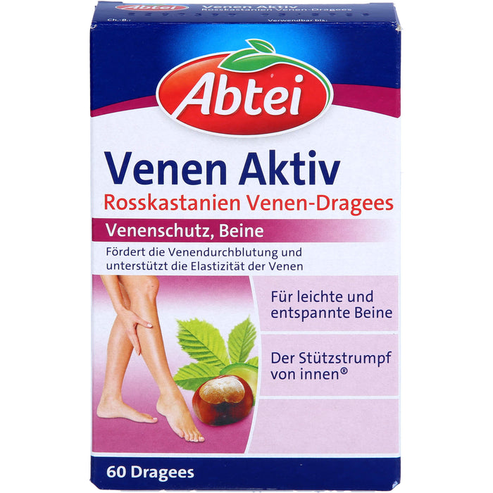 Abtei Venen Aktiv Rosskastanien-Dragees, 60 pc Tablettes