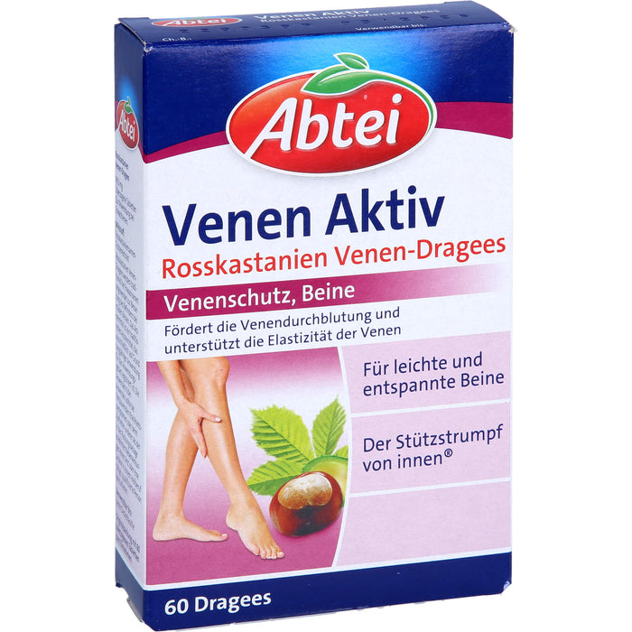 Abtei Venen Aktiv Rosskastanien-Dragees, 60 pc Tablettes