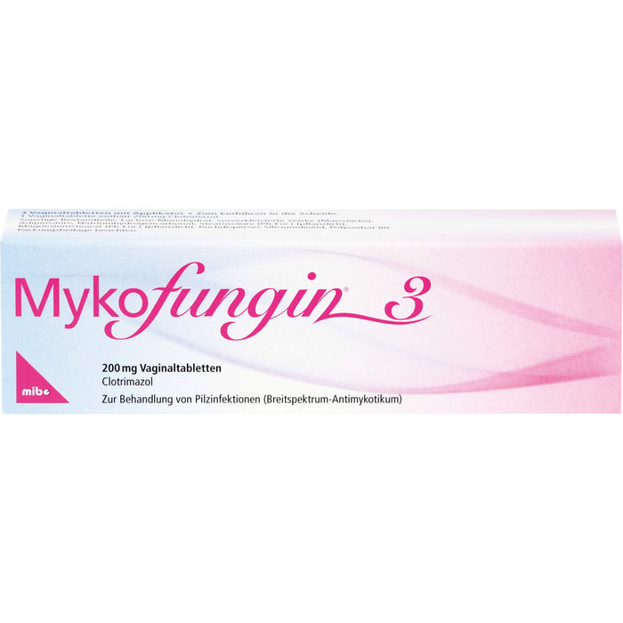 Mykofungin 3 Vaginaltabletten, 3 pcs. Tablets