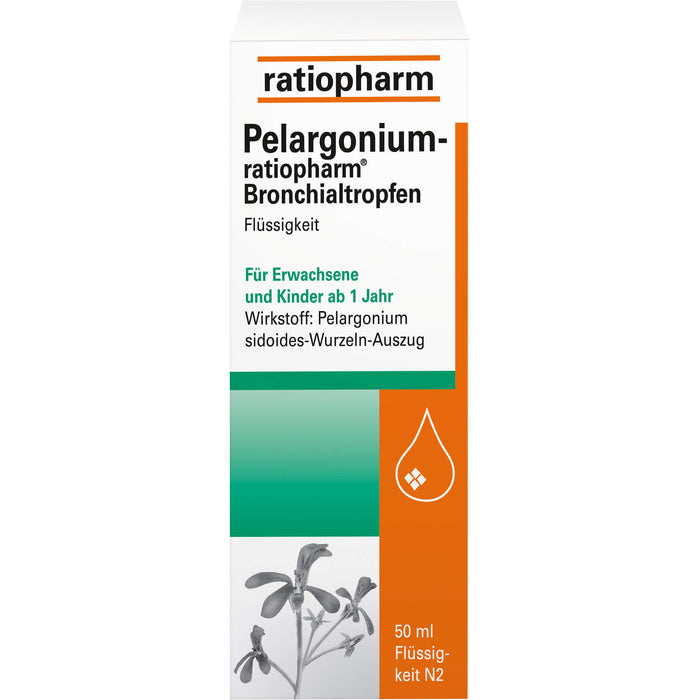 Pelargonium-ratiopharm Bronchialtropfen, 50 ml Lösung