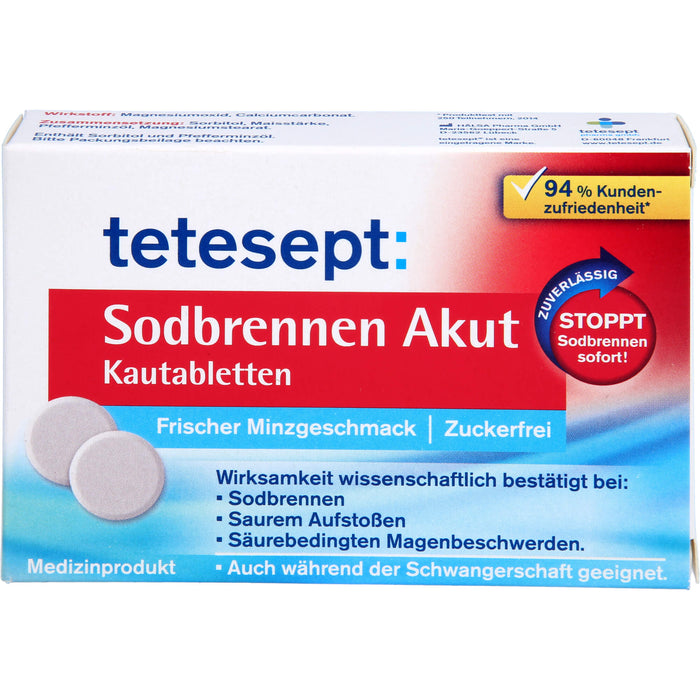 tetesept Sodbrennen Akut, 20 pcs. Tablets