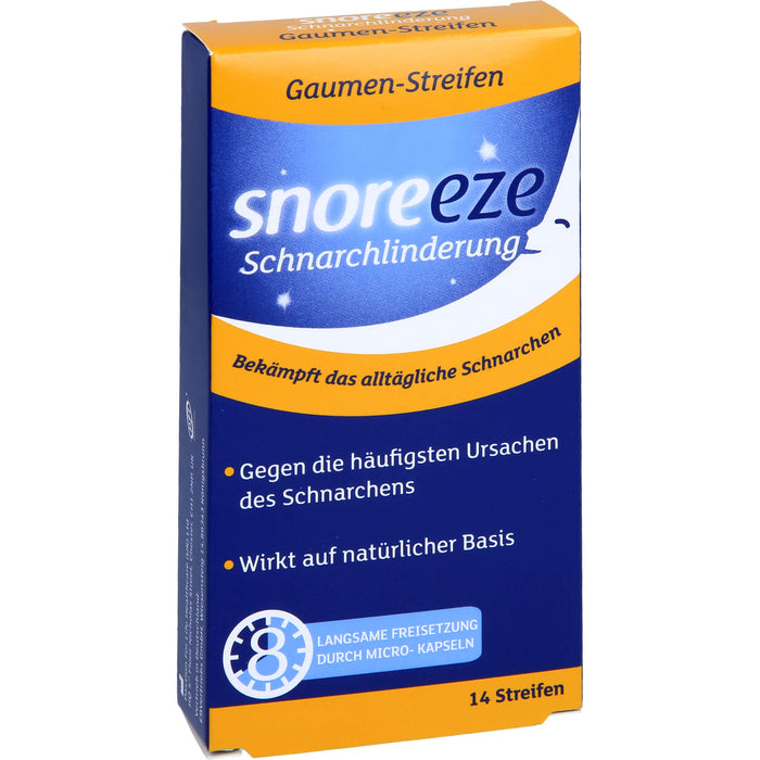 snoreeze Schnarchlinderung Gaumen-Streifen, 14 pcs. Stripes