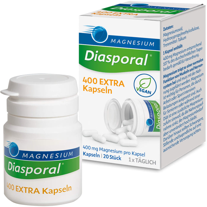 Magnesium-Diasporal 400 extra Kapseln, 20 pc Capsules