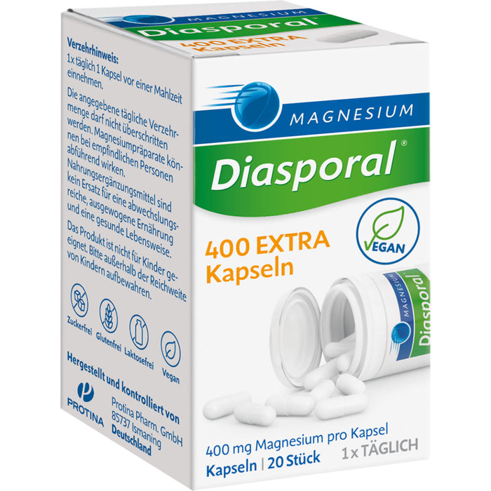 Magnesium-Diasporal 400 extra Kapseln, 20 St. Kapseln