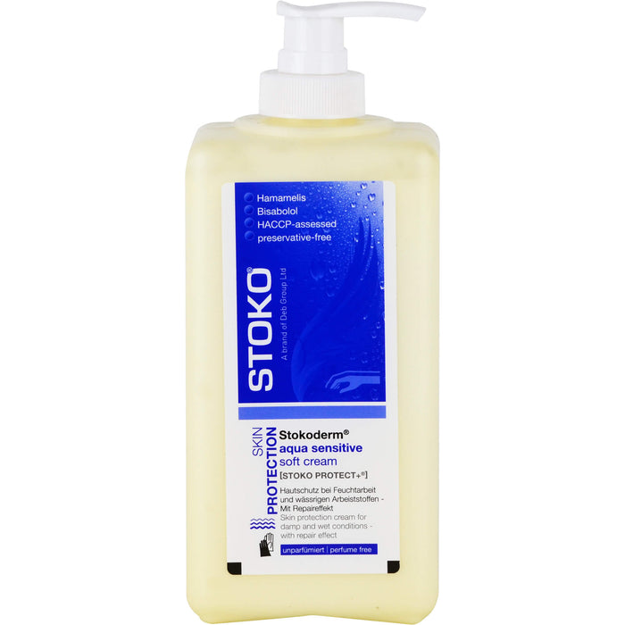 Stokoderm aqua sensitive, 500 ml Crème