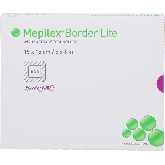 MEPILEX Border Lite Verband 15x15cm steril, 5 St VER