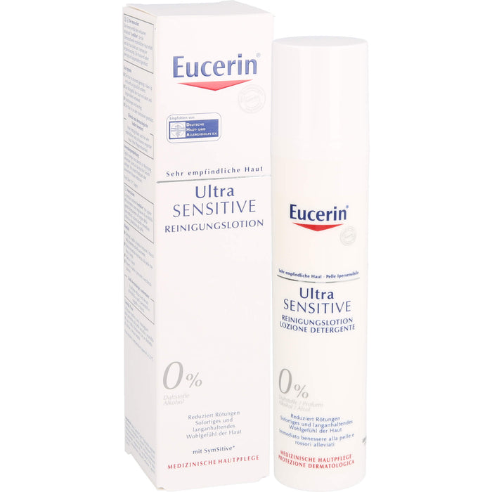 Eucerin Ultra Sensitive Reinigungslotion für sehr empfindliche Haut, 100 ml Lotion