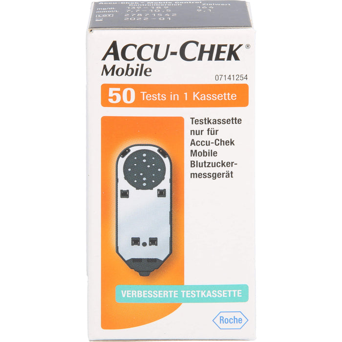 ACCU-CHEK Mobile Testkassette und Tests, 50 pc Bandelettes réactives