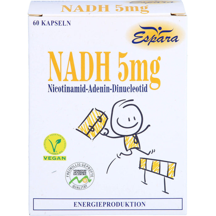 Espara NADH 5 mg mit 5 mg Co-Enzym 1 Kapseln, 60 pcs. Capsules