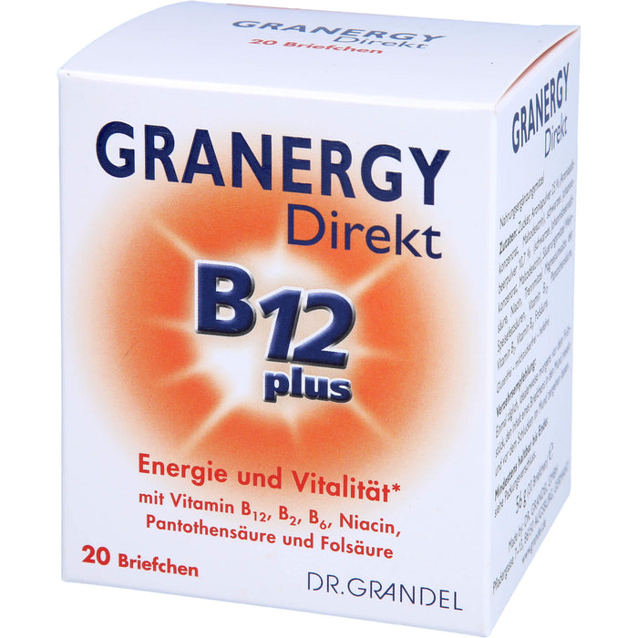 Dr. Grandel Granergy Direkt B12 plus Briefchen, 20 pcs. Sachets