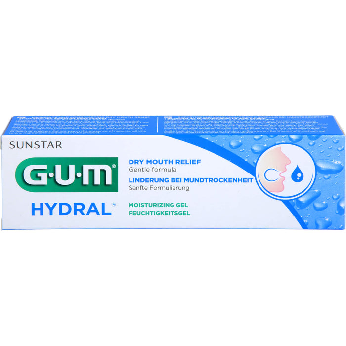 GUM HYDRAL Feuchtigkeitsgel Linderung bei Mundtrockenheit, 50 ml Toothpaste