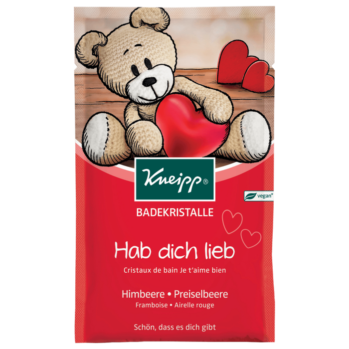 Kneipp Badekristalle Hab dich lieb, 60 g Sel