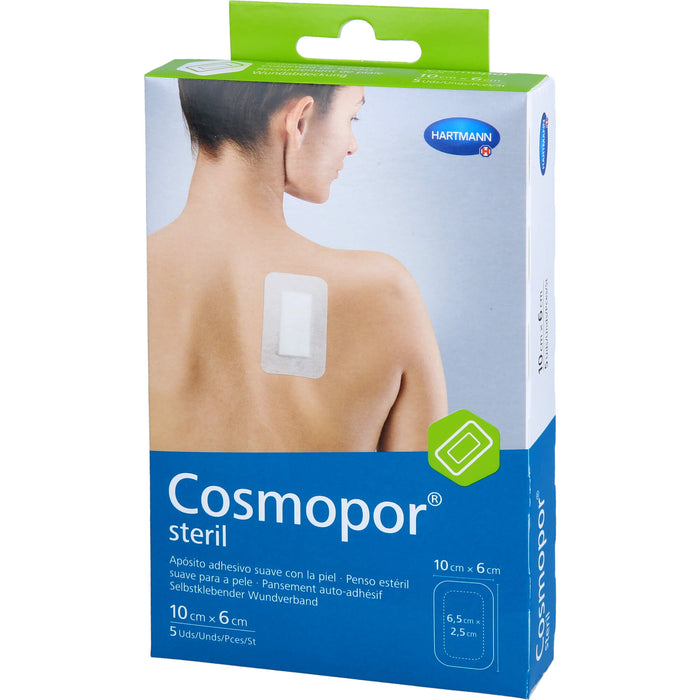 COSMOPOR STERIL 10X6CM, 5 pc Pansement