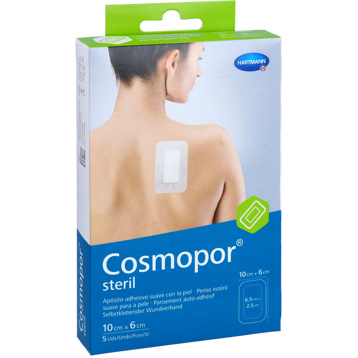 COSMOPOR STERIL 10X6CM, 5 pc Pansement