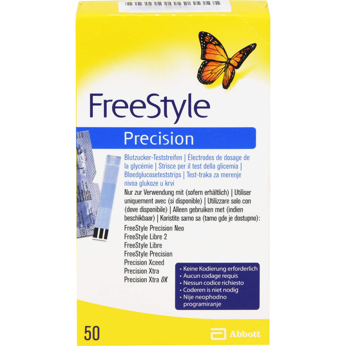 Freestyle Precision Diaprax Blutzucker-Teststreifen, 50 St TTR