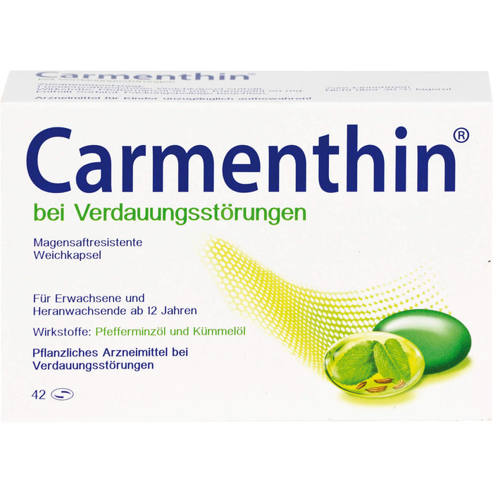 Carmenthin Weichkapseln bei Verdauungsstörungen, 42 pcs. Capsules