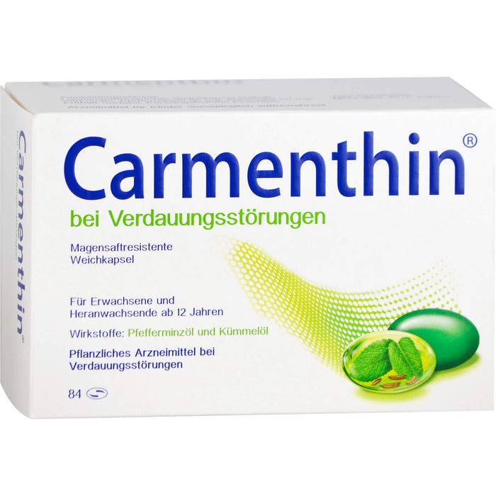 Carmenthin Weichkapseln bei Verdauungsstörungen, 84 pcs. Capsules