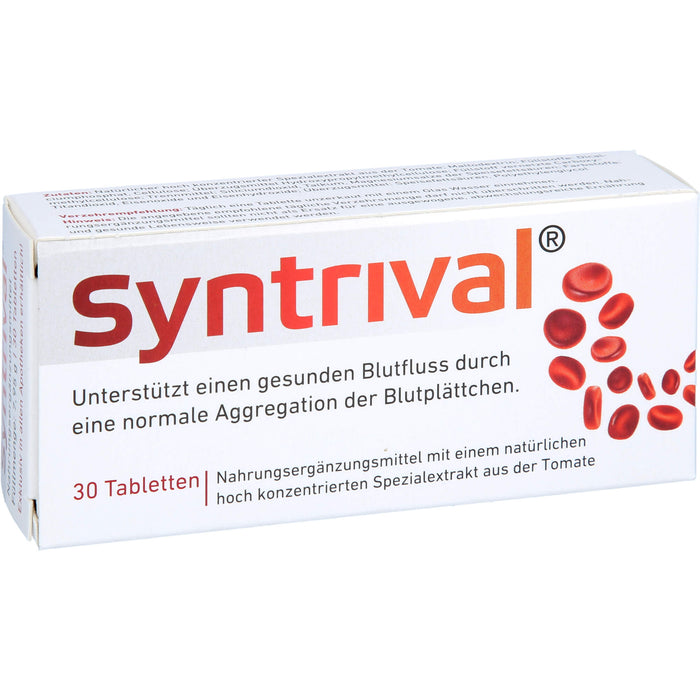 Syntrival unterstützt einen gesunden Blutfluss Tabletten, 30 pcs. Tablets