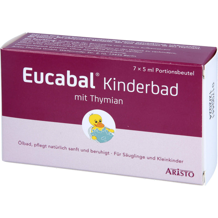 Eucabal Kinderbad mit Thymian, 35 ml Solution