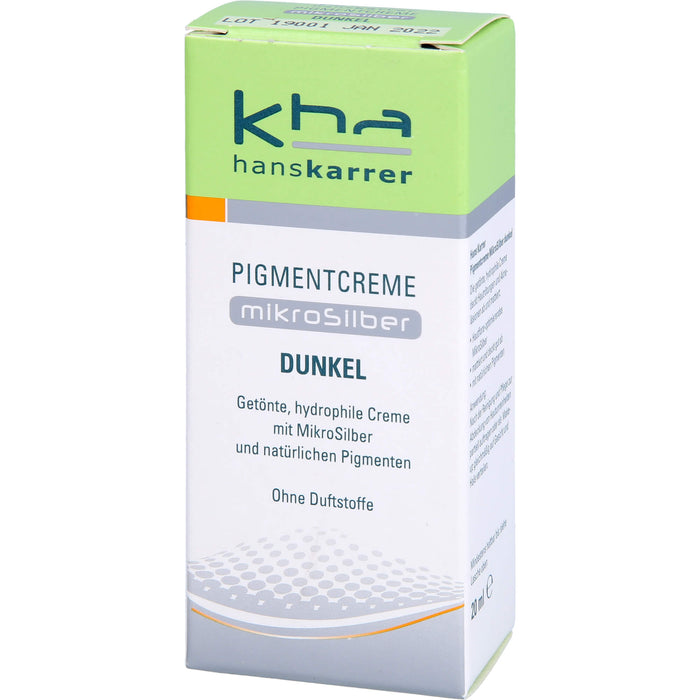 Hans Karrer Pigmentcreme MikroSilber dunkel, 20 ml Crème