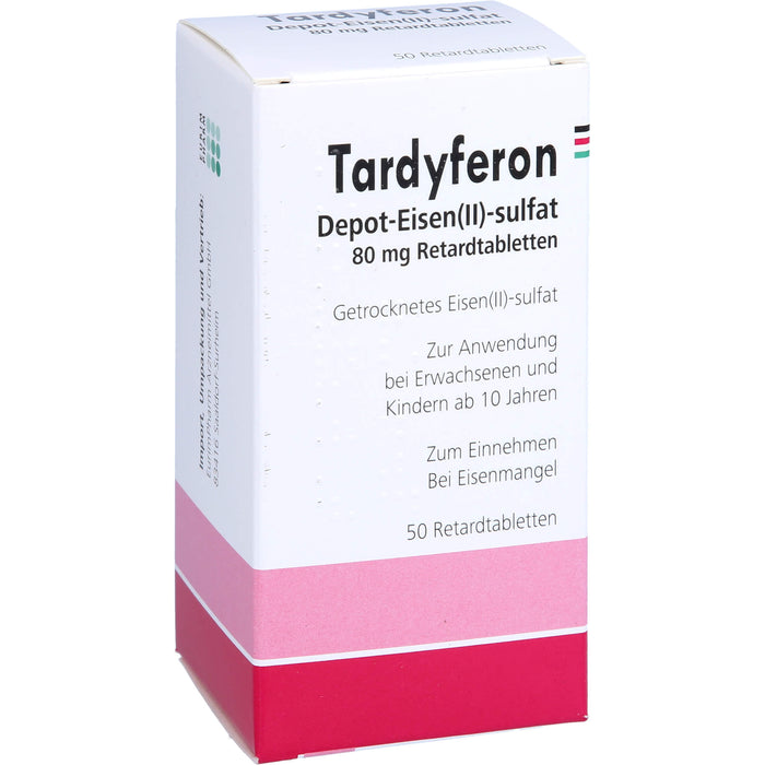 Tardyferon Depot-Eisen(II)-sulfat 80 mg Eurim Retardtabletten, 50 pcs. Tablets