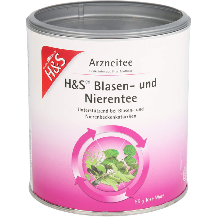 H&S Blasen- und Nierentee unterstützend bei Blasen- und Nierenbeckenkatarrhen, 85 g Tea